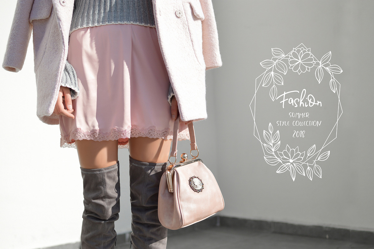 Fashionable Duo Font & Illustr., a Script Font by Designwork (Photo 11 of 20)