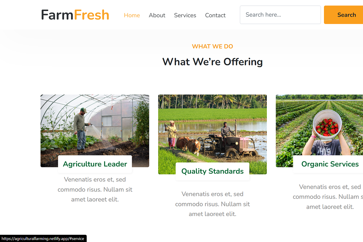 FarmFresh-Agricultural Template, a HTML Template by NomaTemplates (Photo 9 of 15)