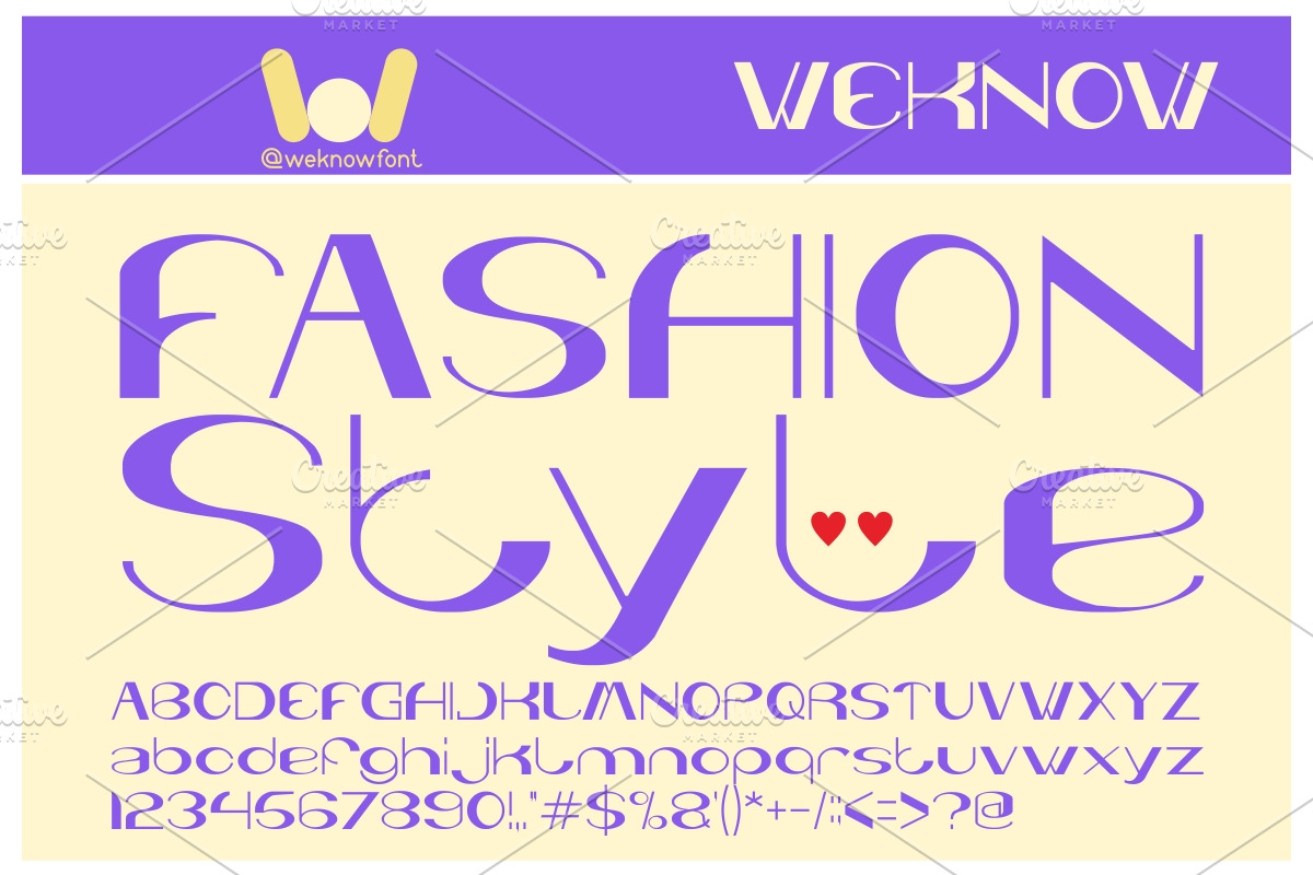you and me and everyone else font, a Font by weknow (Photo 4 of 5)