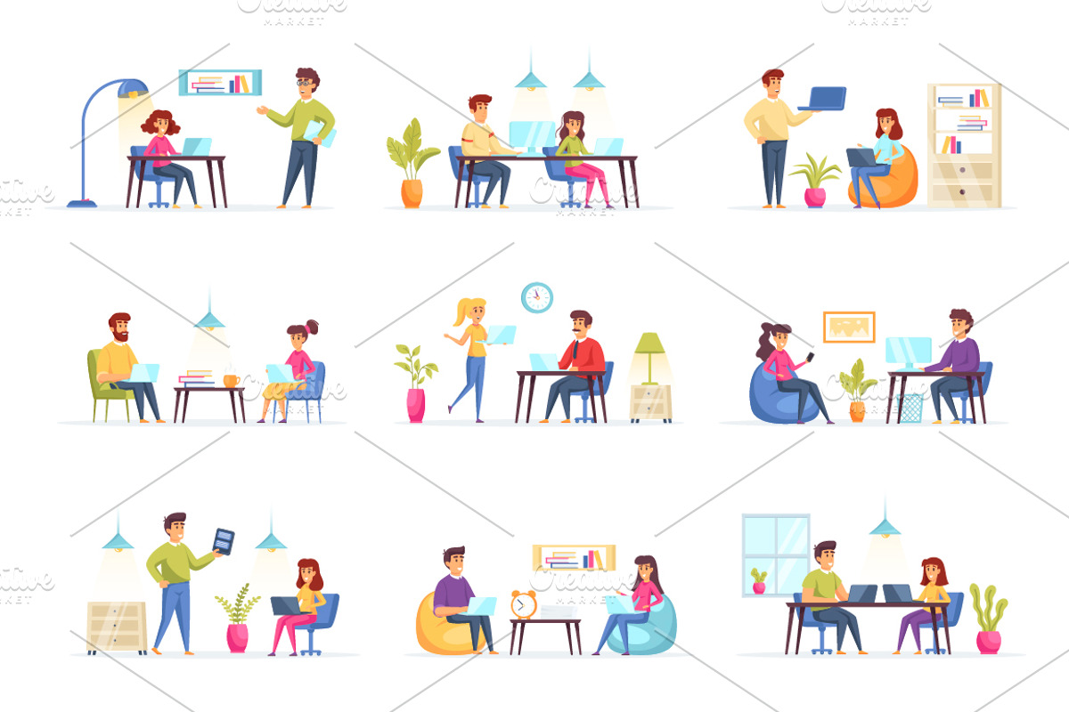 Flat Concepts Illustrations, a Finance Illustration by alexdndz (Photo 5 of 21)