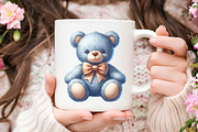 Dusty Blue Beige Baby Nursery PNG, an Illustration by RobertsArt (Thumbnail 6 of 8)