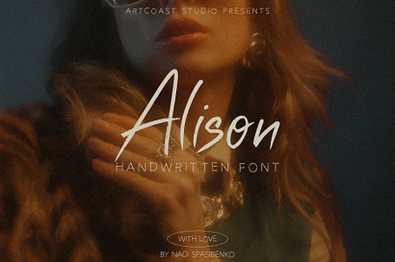 Alison Handwritten Font Duo