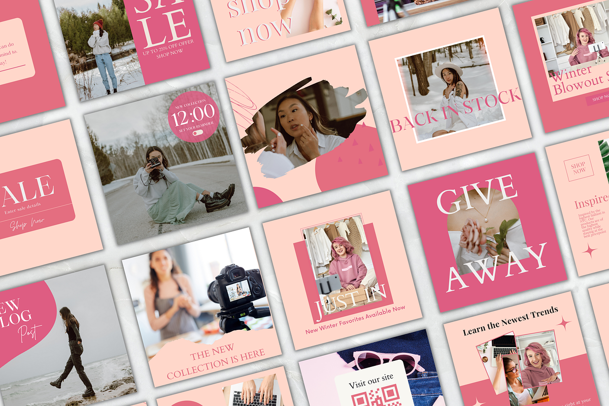 Pink Instagram Template for Business, a Social Media Template by Social Assumptions (Photo 5 of 7)