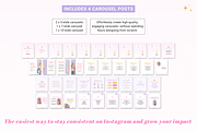 Self-care Instagram Canva templates, a Templates & Theme by Cate Creates (Thumbnail 3 of 7)