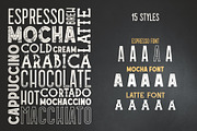 15 Fonts Coffee Lab Collection, a Sans Serif Font by BarcelonaShop (Thumbnail 9 of 12)