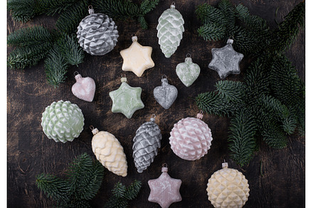 Vintage retro Christmas tree toy, a Holiday Photo by Yulia Furman