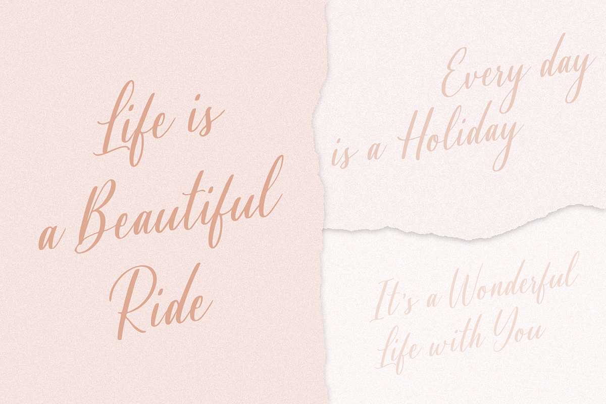 Agnetta - Calligraphy Font preview 7