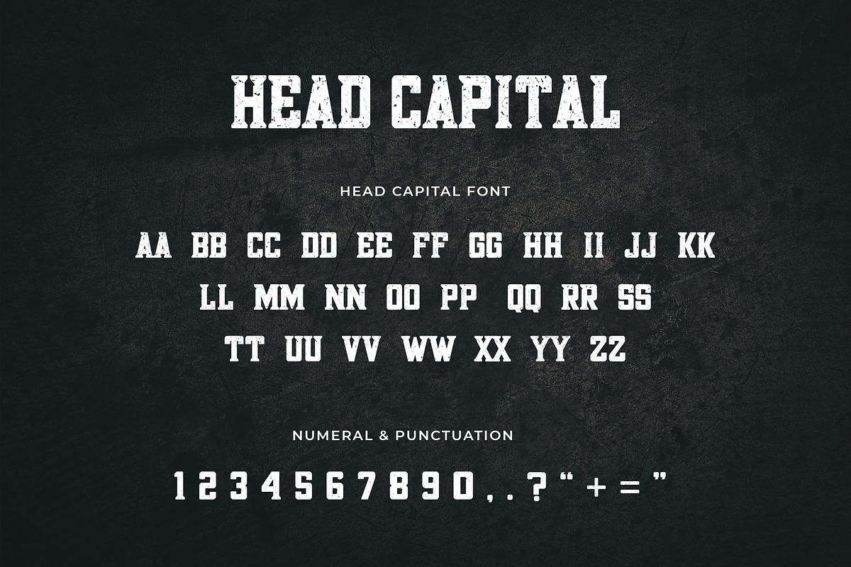 Head Capital Slab Serif preview 5