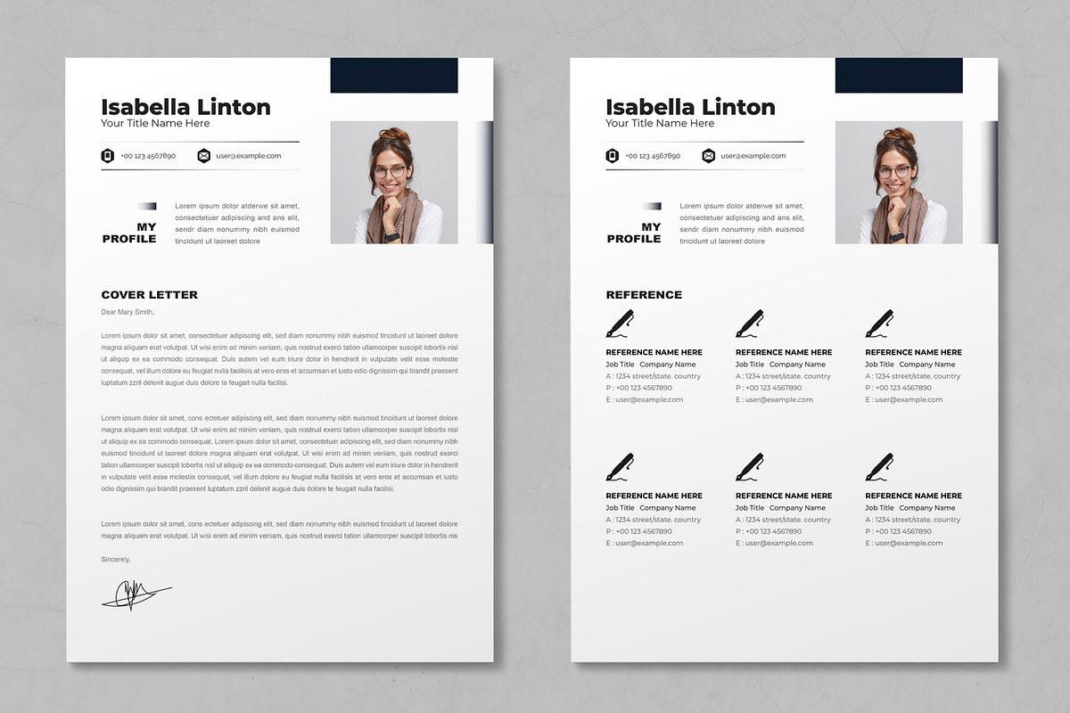 Resume Template, a Resume Template by MightyDesign (Photo 3 of 6)