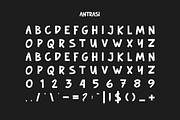 Antrasi - Funny Font, a Sans Serif Font by Iqsiart Studio (Thumbnail 3 of 6)