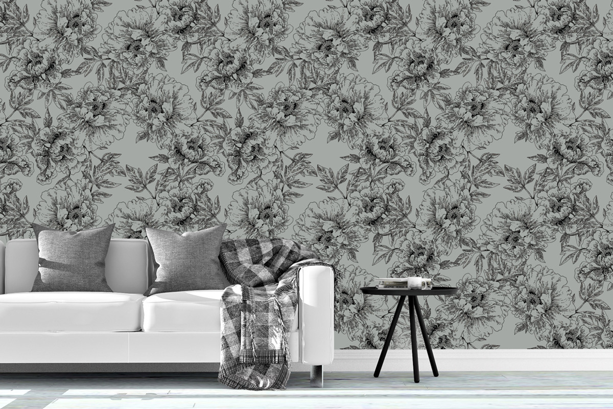 Peonies Line Art, a Decorative Illustration by Anastasia (Photo 6 of 9)