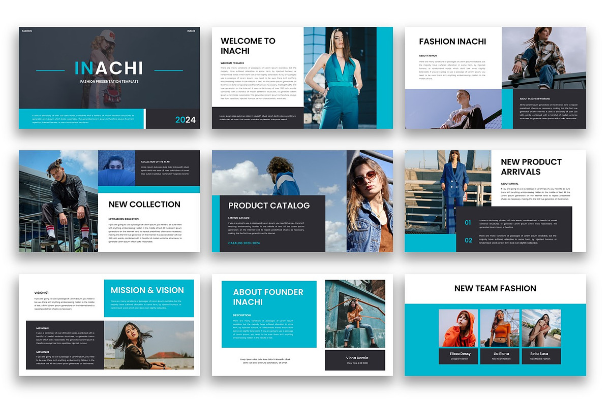 Inachi – Fashion Keynote Template, a Presentation Template by kreatifreya (Photo 2 of 5)