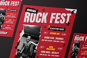 Rock Fest Rundown Flyer Set, a Flyer Template by Annora Studio (Thumbnail 4 of 6)