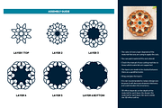 3D Poppy Flower Mandala - SVG Cut Fi, an Object Graphic by Arshad Ali (Thumbnail 2 of 8)
