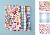 Tea Party Seamless Pattern Bundle, a Pattern Graphic by Alanna Messina Design Co (Thumbnail 7 of 8)