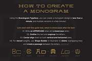 Brandogram Bold Monogram Typeface, a Slab Serif Font by Bogdan Casota (Thumbnail 6 of 6)