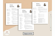 Word resume & cover letter template, a Resume Template by Climbwithelevator (Thumbnail 4 of 10)