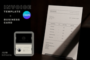 Invoice minimal, a Stationery Template by Prodesign (Thumbnail 1 of 2)