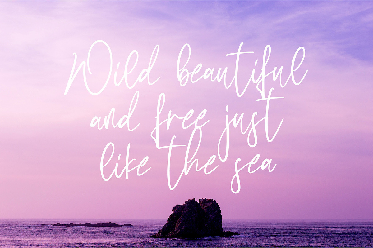 Sabina Angellica - Script Font, a Script Font by StringLabs (Photo 6 of 11)