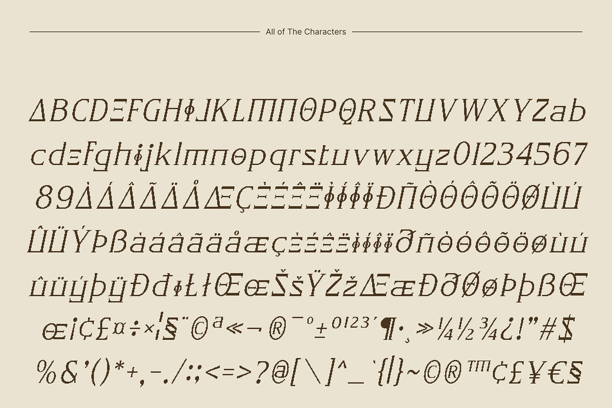 CS Spokane Pixel, a Serif Font by Craft Supply Co. (Photo 8 of 8)