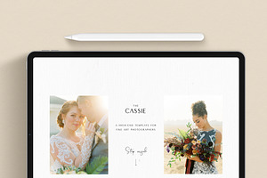 The Cassie - Showit Website Template