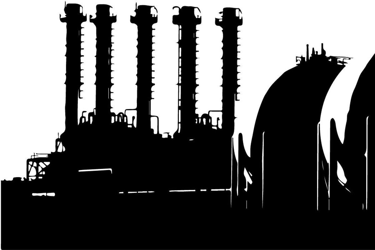 Industrial Factory Silhouette Bundle, an Illustration by Designs_River (Photo 25 of 45)