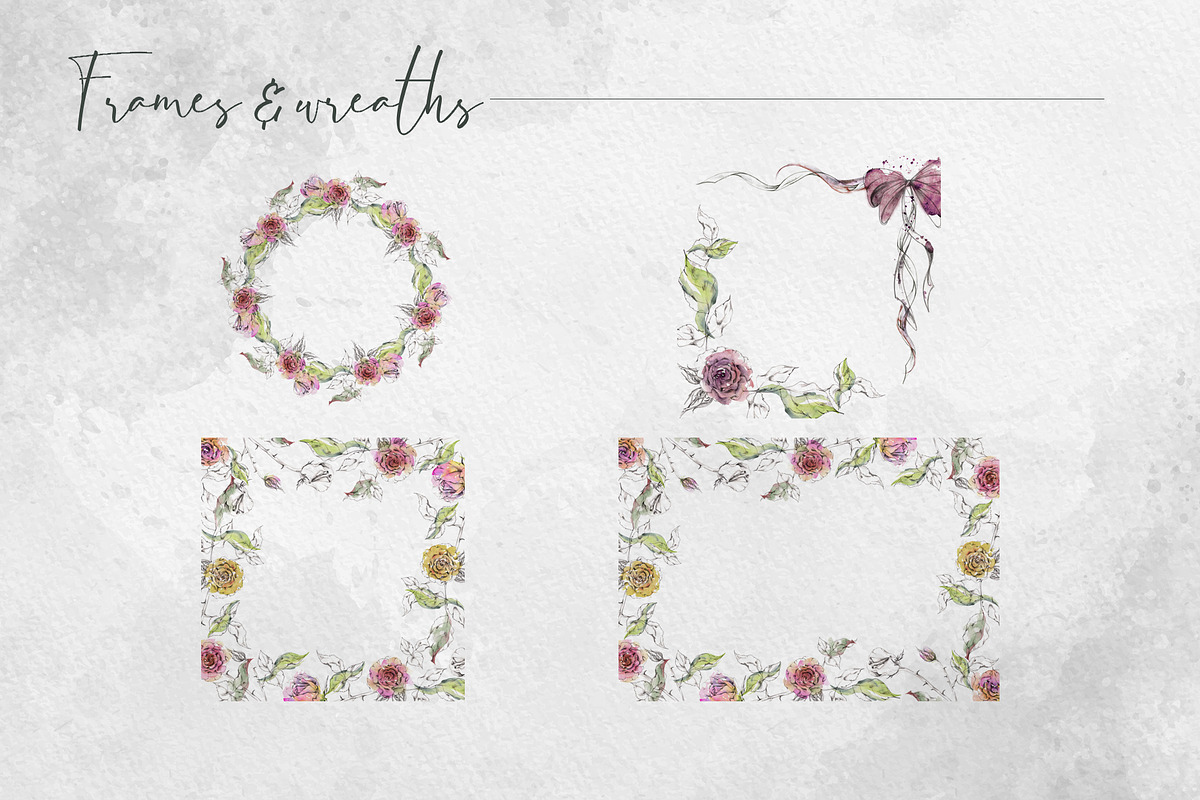 Heritage tea roses, a Decorative Illustration by MsFlaffy (Photo 9 of 14)