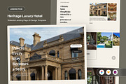 Valemont - Heritage Hotel Landing, a Landing Page Template by twinstd (Thumbnail 1 of 5)