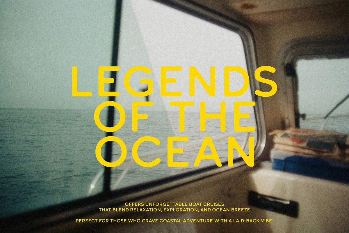 Coral&Reef - Vintage Sans Serif, a Sans Serif Font by Mikhail Kitsune (Photo 5 of 8)