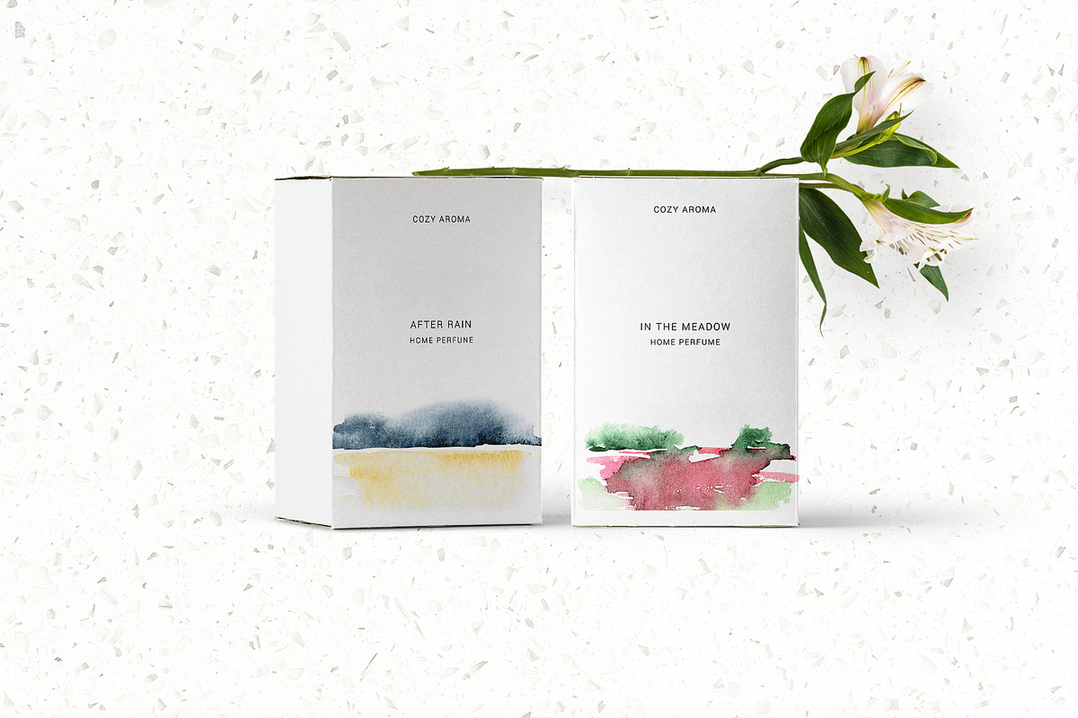 Watercolor abstract landscape bundle, a Seasonal Illustration by LeriaArt watercolor (Photo 21 of 23)