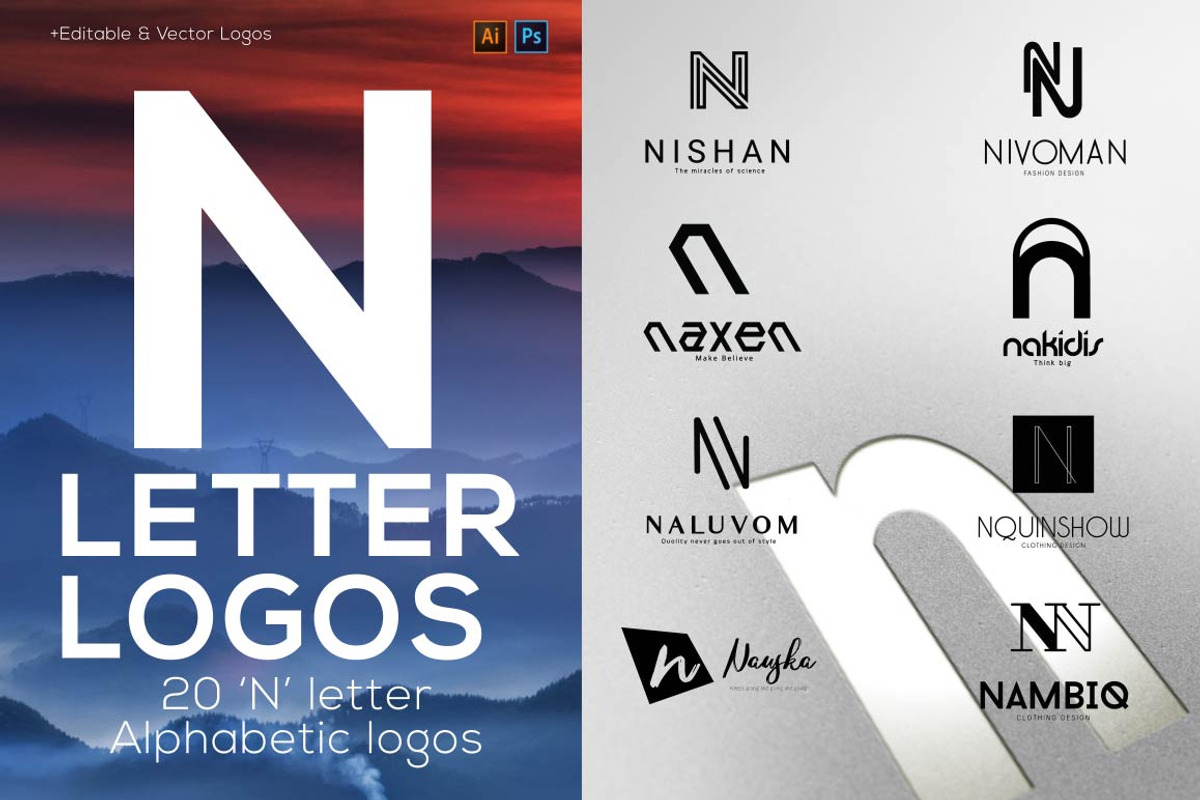 520 A to Z Logos Bundle, a Branding & Logo Template by AN Productions (Photo 31 of 58)