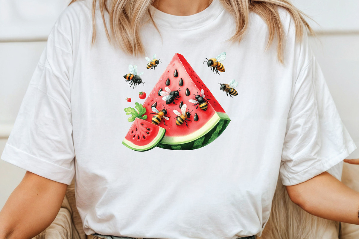 Hello Summer Juicy Watermelon, an Illustration by CraftArtStudio (Photo 4 of 6)