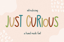 Just Curious Handmade Font