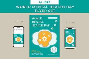 Health Day Flyer Set, a Flyer Template by Lakhan1998