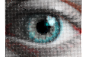 Eye from circles. Abstract woman, a Person Illustration by Nenahliadava Design