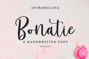 Bonatie Handwritten Font