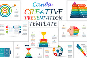 Mega Set Canva Presentation Template, a Presentation Template by Infographics project (Thumbnail 8 of 30)