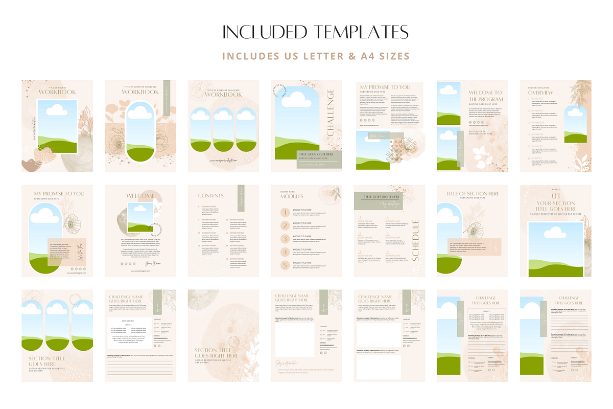 Skincare Holistic Healing Templates, a Magazine Template by Brand Spanking You (Photo 13 of 25)