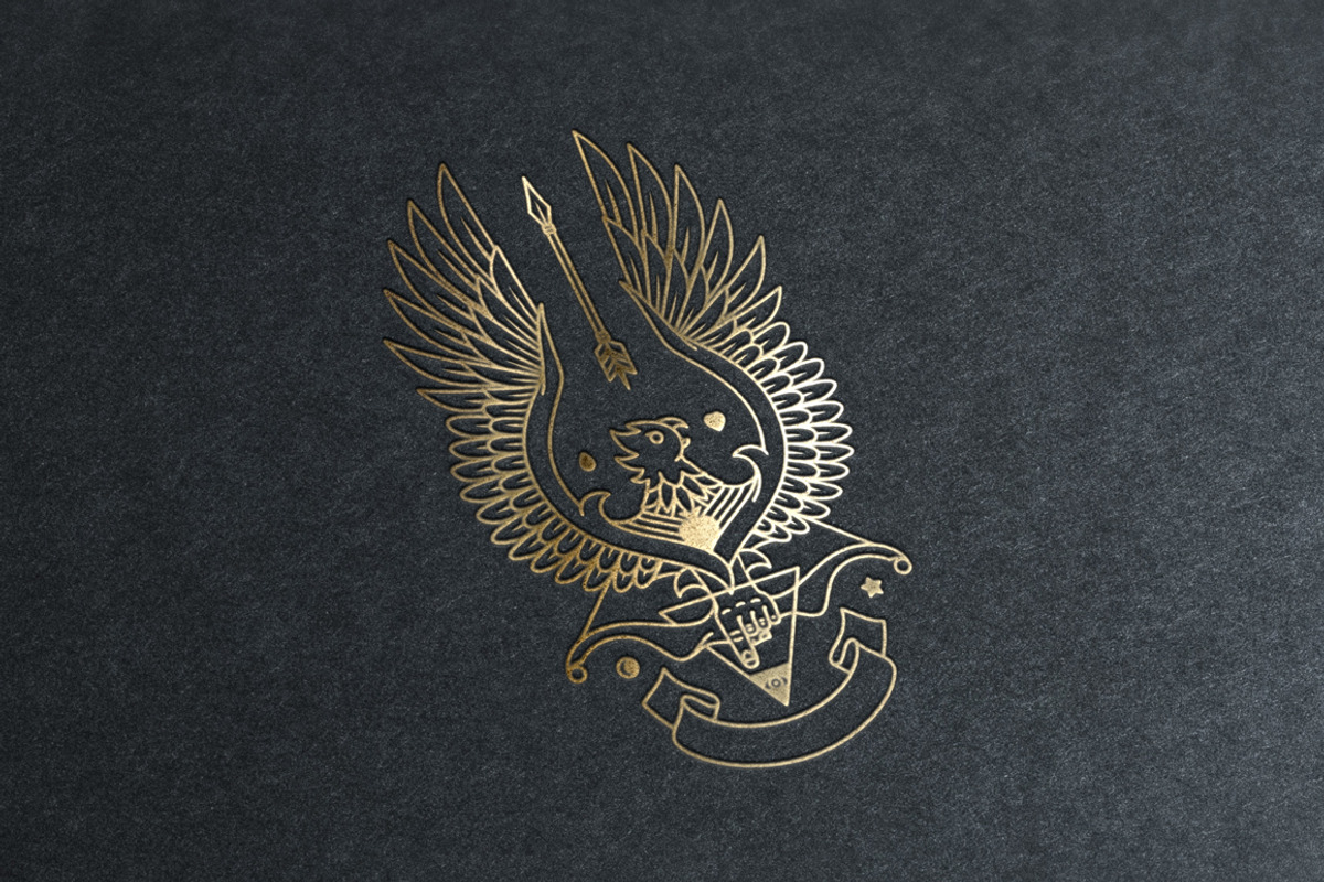 Mystical Bird with Arrow Vector, an Education Illustration by Tovarkovdesign (Photo 9 of 9)