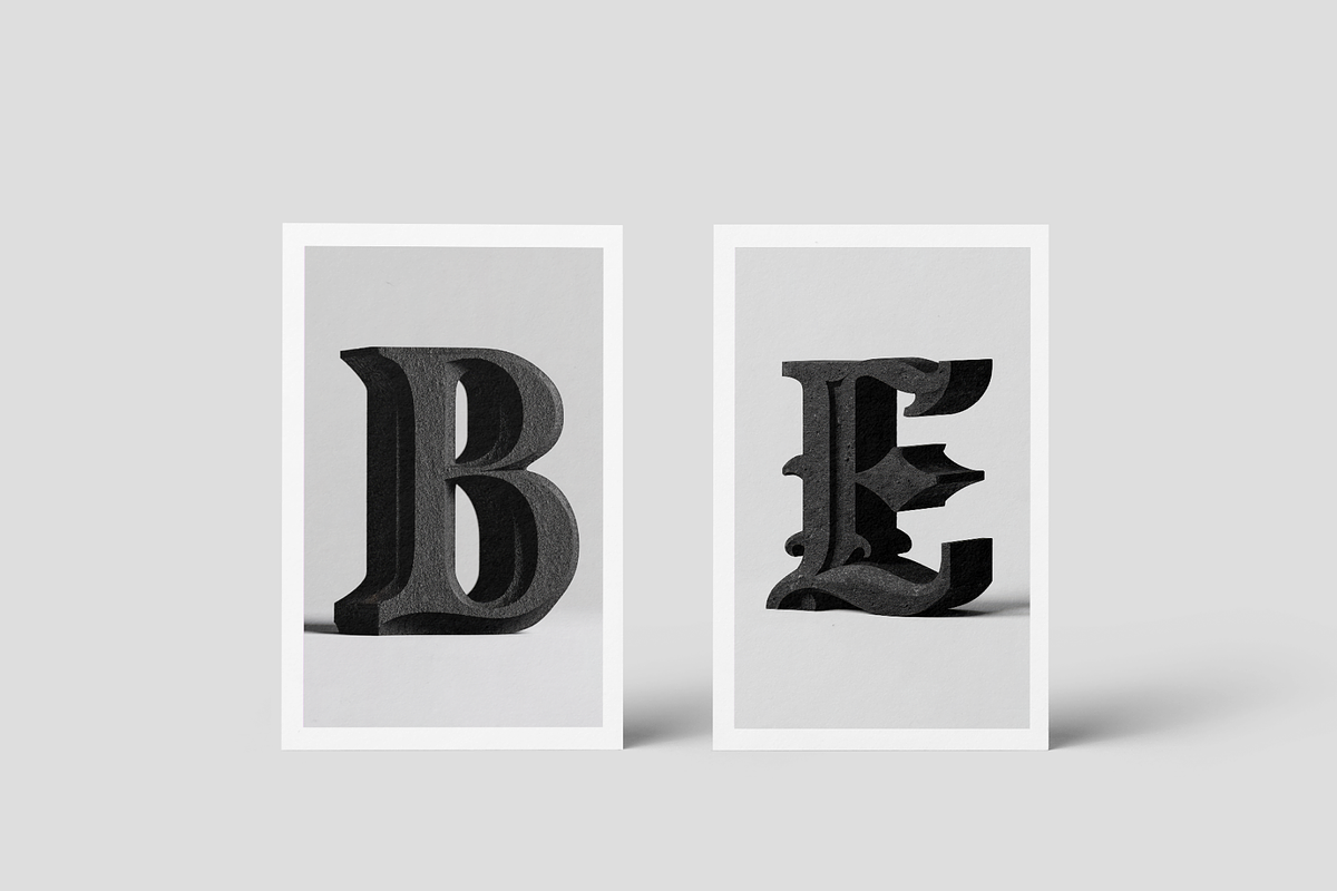Blackletter Alphabet, a Decorative Illustration by Picturesque Stories (Photo 3 of 7)