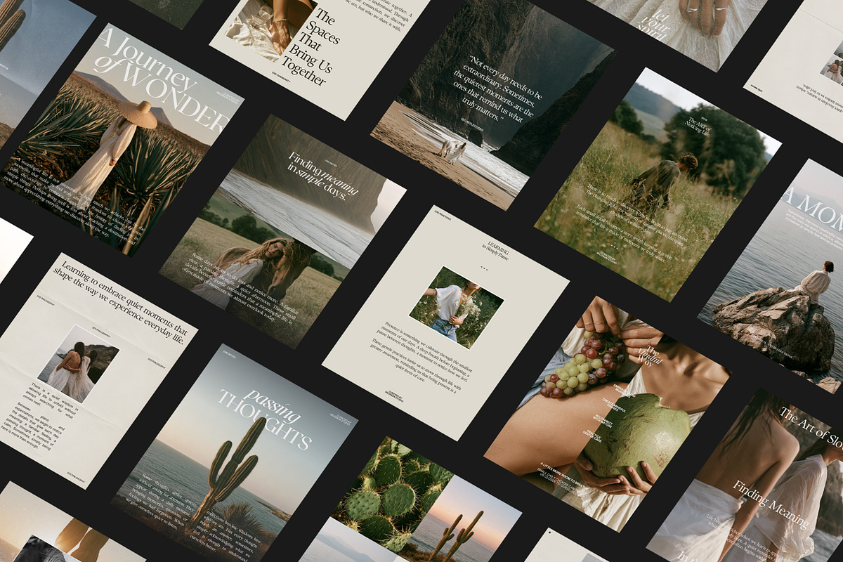 Editorial Wellness Instagram Kit 2, a Social Media Template by Wildnun Studio (Photo 7 of 8)