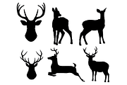 Deer Silhouettes for Crafters, an Object Graphic by Brandi Lea Designs (Thumbnail 2 of 3)