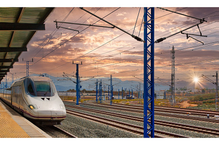 Spain, Antequera train station, a Transportation Photo by Web Engine Design