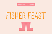 Fisher Feast Font, a Script Font by Sofia Skoog (Thumbnail 1 of 10)