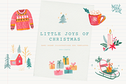 Hand Drawn Cozy Christmas Art, an Illustration by Anna's Creative Store (Thumbnail 1 of 9)