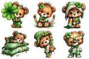 St. Patrick's Teddy Bear Clipart, an Illustration by Daily.Designs (Thumbnail 4 of 8)