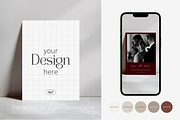 Neutral 5x7 Invitation Card Mockup, a Product Mockup by Serenefeeling (Thumbnail 5 of 6)
