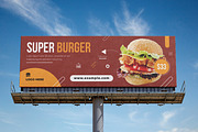Burger Billboard Fast Food Banner, a Social Media Template by MightyDesign (Thumbnail 3 of 6)