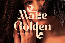 Make Golden Elegant Serif Font