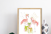 Pink Flamingo clipart, an Illustration by heyiamalice (Thumbnail 11 of 13)